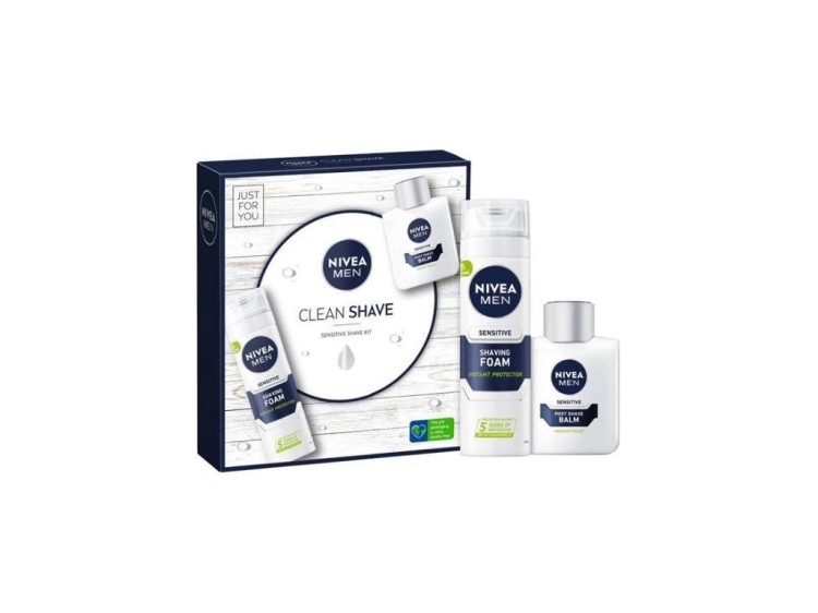 Kazeta Nivea Balzám 100ml+Pěna na hol Kazeta Nivea Balzám 100ml+Pěna na hol - Kosmetika Pro ženy Dárkové kazety
